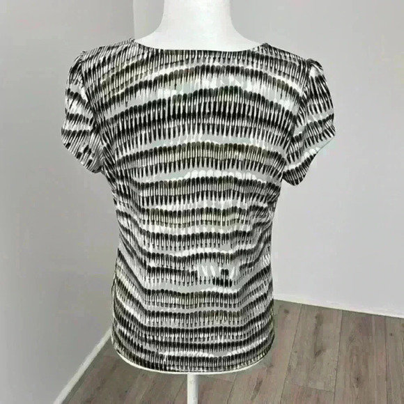 Worthington Short Sleeve Blouse Size PL - Picture 4 of 8